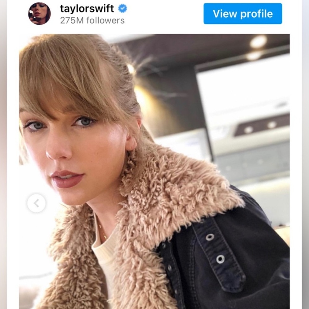Free People Sherpa Moto Jacket - Seen on Taylor Swift!
